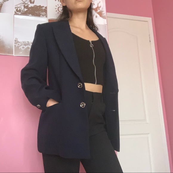 Vintage Navy Blazer - Picture 11 of 12